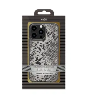 قاب چرمی Case Kajsa Snake Pattern 3 Back Iphone 13pro Max