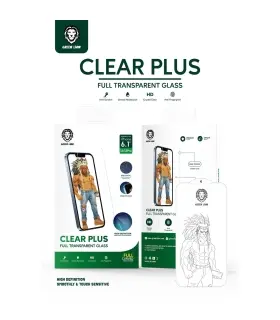 برچسب گلس گرین شفاف Green Clear Plus Full Transparent Glass Iphone 13pro/13