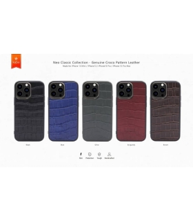 قاب چرمی Case Kajsa Croco Pattern Back Iphone 13pro