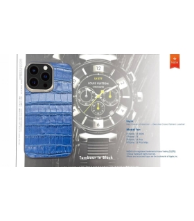 قاب چرمی Case Kajsa Croco Pattern Back Iphone 13pro Max