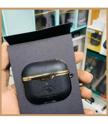 کاور ایرپاد Genuine Santa Barbara Amaury Series Leather Case For AirPods 3