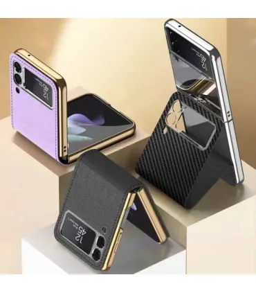 کاور چرم 360 درجه اورجینال لاکچری GKK سامسونگ Galaxy Z FLIP 3