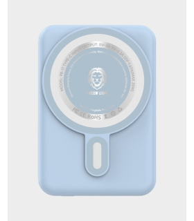 پاور بانک 10000 میلی آمپر وایرلس گرین مدل PB-001 Magsafe 15W