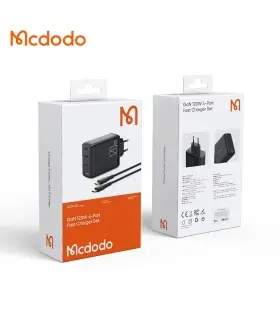 شارژر 120 واتی مک دودو مدل MCDODO CH-0771 GAN به همراه کابل 2 متری