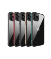 قاب شفاف بامپر فلزی آیفون 13 پرو  سولادا Sulada iPhone 13 Pro Nano Glass Metal Bumper Case