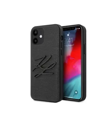 قاب چرمی آیفون 12 مینی کارل برجسته CG Mobile iphone 12 mini Karl Lagerfeld