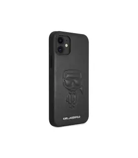قاب چرمی آیفون 12 مینی کارل برجسته CG Mobile iphone 12 mini Karl Lagerfeld Leather Case