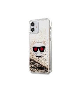 قاب آکواریومی آیفون 12 مینی طرح گربه کارل CG Mobile iphone 12 mini Karl Lagerfeld Cat Aquarium Case