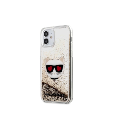 قاب آکواریومی آیفون 12 مینی طرح گربه کارل CG Mobile iphone 12 mini Karl Lagerfeld Cat Aquarium Case