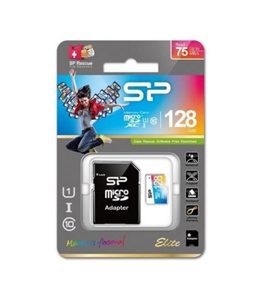 کارت حافظه میکرو 128 گیگابایت Silicon Power Color Elite U1 75MBps