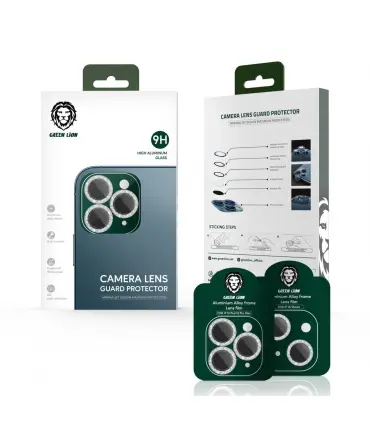 محافظ لنز رینگی آیفون 13 پرو و 13 پرو مکس گرین Green Lion Camera Lens Guard