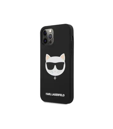 قاب سیلیکونی آیفون 12 و 12 پرو طرح گربه کارل CG Mobile iphone 12/12 Pro Karl Lagerfeld Silicone Case