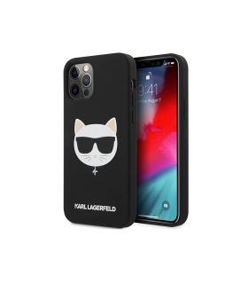 قاب سیلیکونی آیفون 12 و 12 پرو طرح گربه کارل CG Mobile iphone 12/12 Pro Karl Lagerfeld Silicone Case