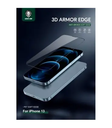 گلس محافظ شفاف iPhone 13 Pro/13 مدل Green 3D ARMOR EDGE Glass