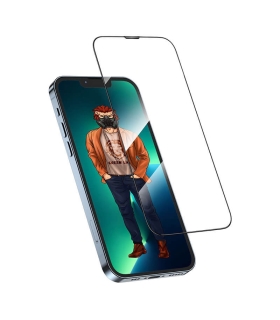 گلس محافظ توری دار شفاف iPhone 13 Pro Max مدل Green DESERT Glass