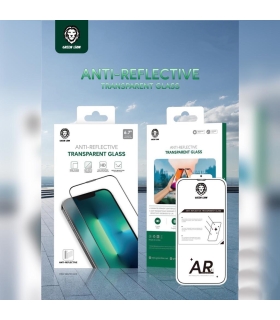گلس آنتی رفلکس ترنسپرنت گرین ایفون  Green Lion Anti Reflective Transparent Iphone 13pro max