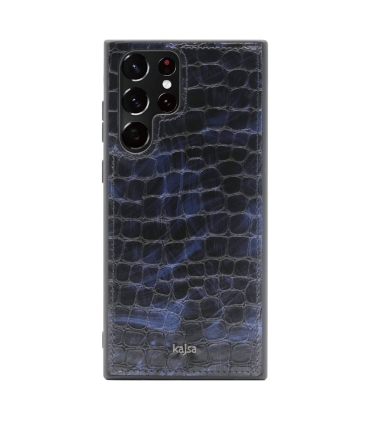 قاب چرمی  Case Kajsa Collection Pattern Samsung S22 Ultra