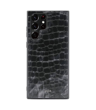 قاب چرمی  Case Kajsa Collection Pattern Samsung S22 Ultra