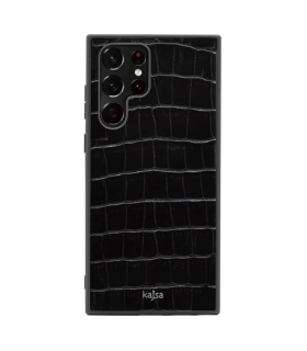 قاب چرمی  Case Kajsa Croco Pattern Samsung S22 Ultra