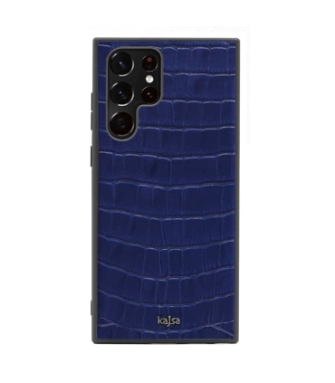 قاب چرمی  Case Kajsa Croco Pattern Samsung S22 Ultra