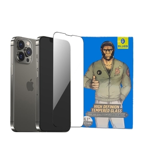 گلس انتی بدون حاشیه Blueo Full Cover Tempered Glass for iPhone 13 Pro/13
