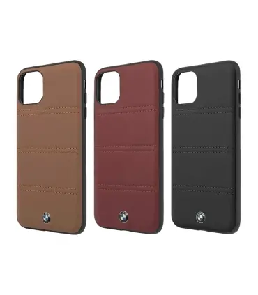 قاب ایفون 11 پرو مکس چرم iphone 11 Pro Max BMW Leather Case|قاب ایفون 11 پرو مکس قاب اصل بی ام دبلیو ایفون 11 پرو مکس  CG MOBILE زیبای و جذابیت کلاسیک مقاومت بالا در ضربات احتمالی تهیه شده از مواد درجه یک کمپانی معروف CG MOBILE  لوگوی بی ام دبلیو طراحی بی نظیر و شیک این محصول دارای مجوز رسمی بی ام دبلیو CG Mobile است