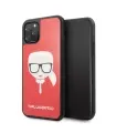 قاب پشت گلس آیفون 11 پرو مگس طرح گربه کارل CG Mobile iphone 11 Pro Max Karl Lagerfeld Case