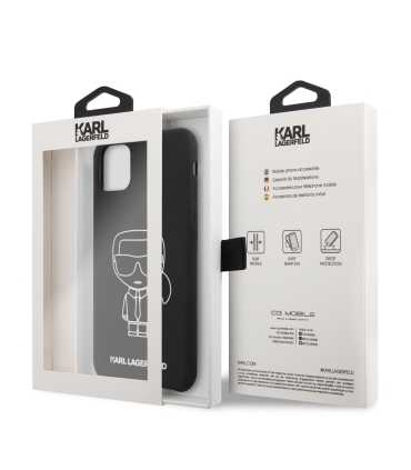 قاب سیلیکونی آیفون 11 پرو مکس کارل CG Mobile iphone 11 Pro Max Karl Lagerfeld Case