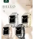 بند اپل واچ الماسی گرین مدل exquisite diamond bello green 42/44/45 MM