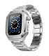 بند و کاور لاکچری فلزی اپل واچ Case apple watch 45/44mm Luxury
