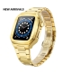 بند و کاور لاکچری فلزی اپل واچ Case apple watch 45/44mm Luxury