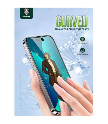 گلس iPhone 14 Pro گرین لاین Green Lion Curved round Edge Glass