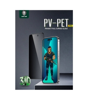 گلس لبه نرم پرایوسی iPhone 14 Pro Max گرین لاین Green Lion PV-PET Privacy Full Glass