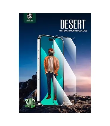 گلس توری دار iPhone 14 Pro گرین لاین Green Lion Desert Round Edge Glass