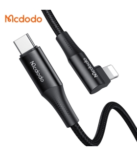 کابل شارژ سریع 36 واتی تایپ سی به لایتنینگ مک دودو مدل MCDODO CA-1320 طول 1.2 متر