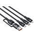 کابل 2 به 3 کاره میکرو Usb+لایتنینگ+تایپ سی مک دودو 100 وات مدل MCDODO CA-8800