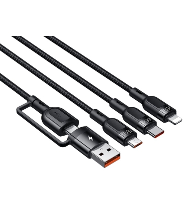 کابل 2 به 3 کاره میکرو Usb+لایتنینگ+تایپ سی مک دودو 100 وات مدل MCDODO CA-8800
