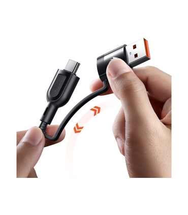 کابل 2 به 3 کاره میکرو Usb+لایتنینگ+تایپ سی مک دودو 100 وات مدل MCDODO CA-8800