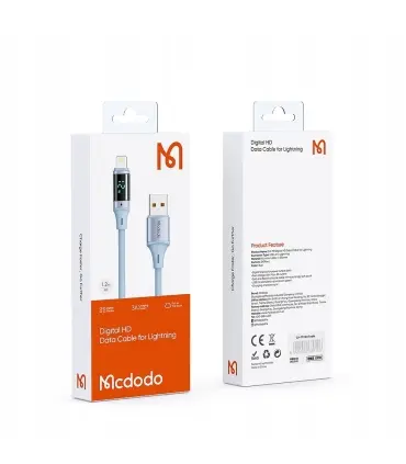 کابل لایتنینگ مک دودو Mcdodo CA-1912 طول 1.2 متر شدت جریان 3 آمپر