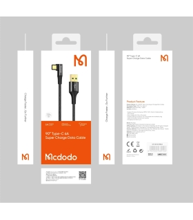کابل شارژ سریع 66 واتی USB به تایپ سی مک دودو مدل MCDODO CA-1220 طول 120 سانتيمتر