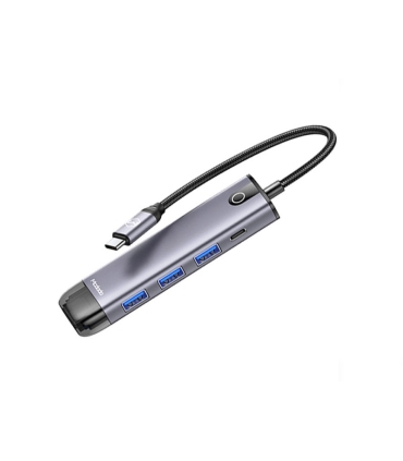 هاب چندکاره 5 پورت مک دودو مدل MCDODO HU-7750 پورت ورودی تایپ سی