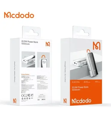 پاوربانک 22.5 وات مک دودو مدل Mcdodo MC-116 ظرفیت 10000 میلی آمپر