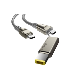 کابل دو سر تایپ سی به دی سی بیسوس Baseus Flash one for two Fast Charge Cable 100W 2m