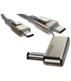 کابل دو سر تایپ سی به سوزنی لپ تاپ بیسوس Baseus Flash one for two Fast Charge Cable 100W 2m