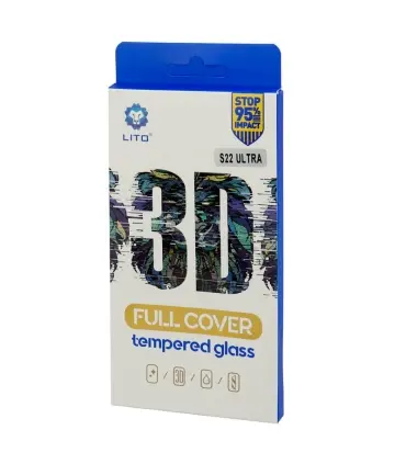گلس 3D تمام چسب لیتو Samsung Galaxy S22 Ultra