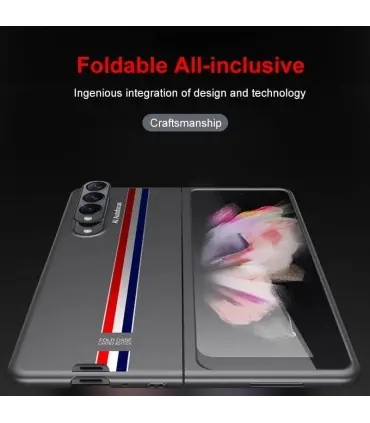 قاب سامسونگ زد فولد 4 سه خط Case Gkk Galaxy Z FOLD 4|قاب سه خط سامسونگ Z FOLD 4 برند GKK طراحی حرفه ای و ضد صربه برشکاری دقیق با حساسیت بالا مقاوم در برابر ضربات و سقوط بسیار سبک و خوش دست تولید شده در رنگ زیبا دارایه محافظ صفحه نمایش کوچک طراحی لوکس و لاکچری کیفیت ساخت بالا ساخت کمپانی مشهور GKK