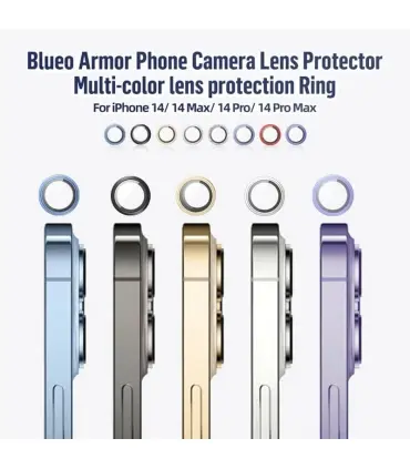 محافظ لنز رینگی دوربین آیفون بولو Blueo Anti-Glare Camera Lens iPhone 14 PLUS/14