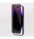 گلس صفحه پرای وی سی ایفون Glass Levelo Privacy Black-Edition Silicone Edge iPhone 14 Pro