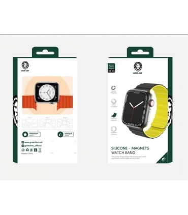 بند اپل واچ گرین لاین مدل Green lion Silicon Magnets Reversible 49mm