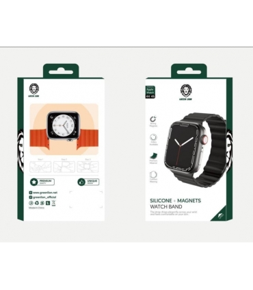 بند اپل واچ گرین لاین مدل Green lion Silicon Magnets Reversible 49mm